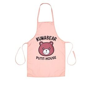 Food Wars Kumabear Putit‑House Apron Satoshi Isshiki Anime Peach Cosplay